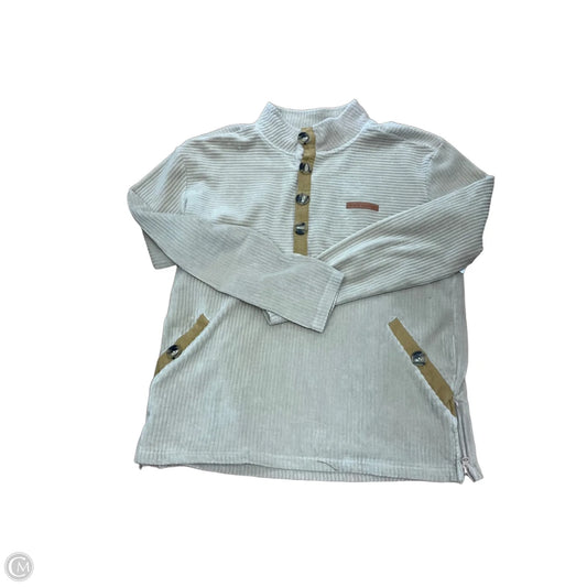 Sweatshirt Crewneck By Simply Southern In Brown, Size: L