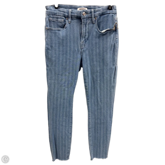 Jeans Skinny By Good American In Blue Denim, Size: 6