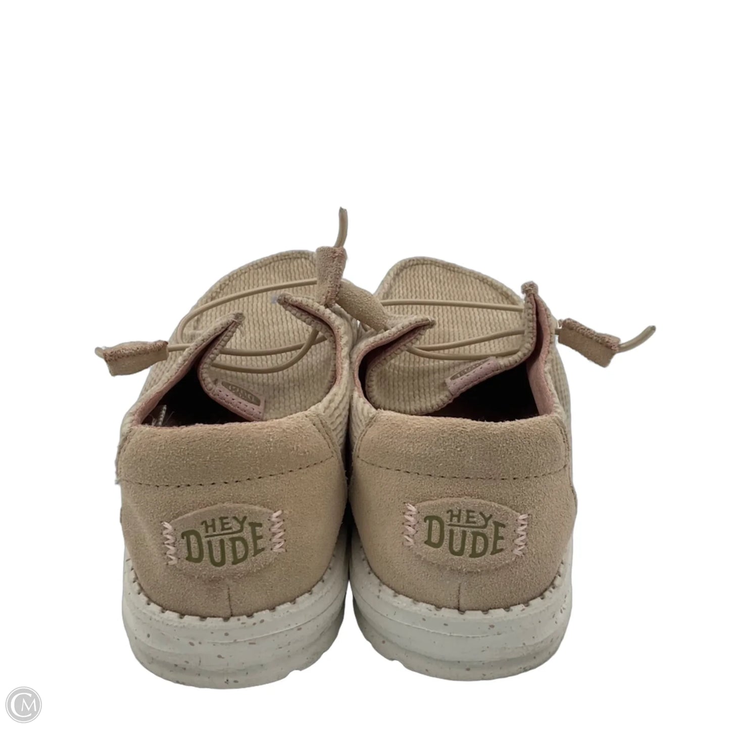 Shoes Sneakers By Hey Dude In Tan, Size: 8