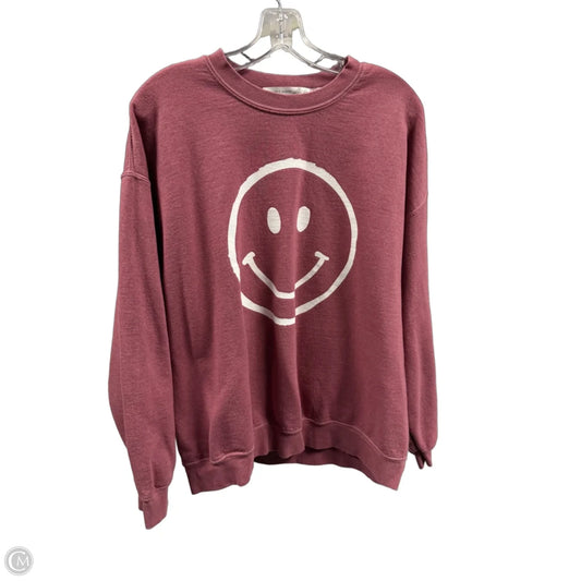 Sweatshirt Crewneck By Altard State In Red, Size: L