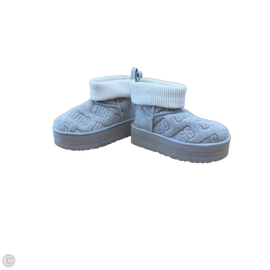 Boots Designer By Ugg In Grey, Size: 8