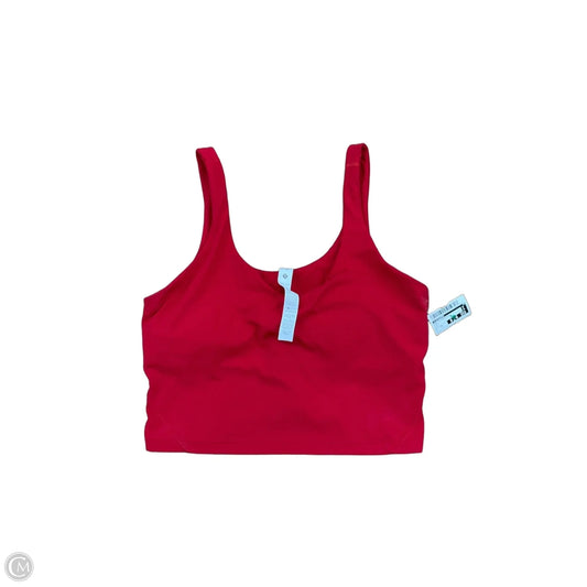 Top Sleeveless By Lululemon In Red, Size: 14