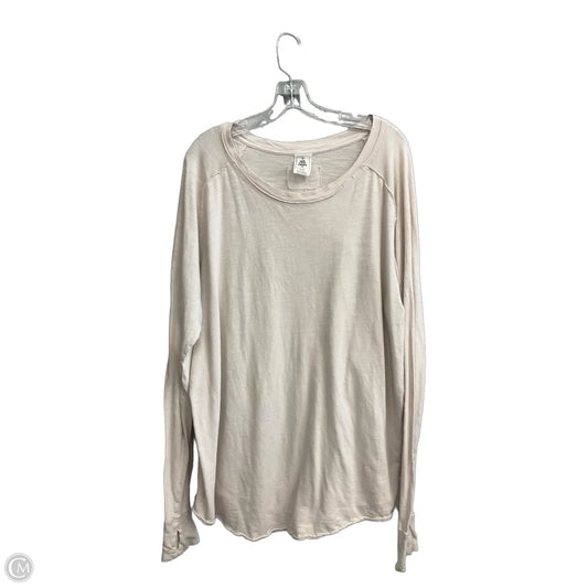 Top Long Sleeve Basic By We The Free In Tan, Size: Xl