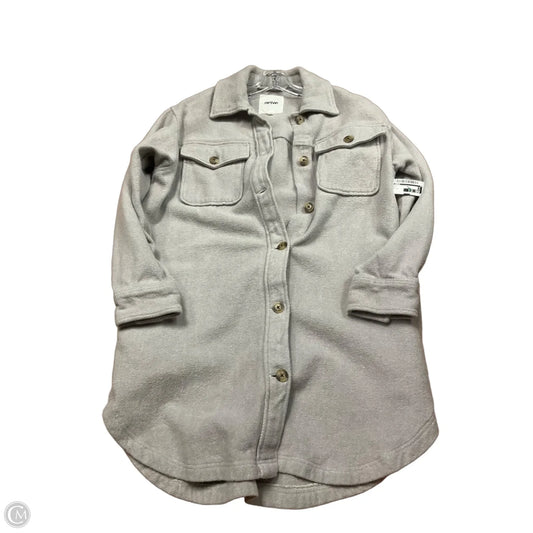 Top Long Sleeve Basic By Aerie In Grey, Size: M