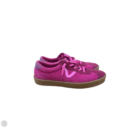 Shoes Sneakers By Vans In Pink, Size: 9.5