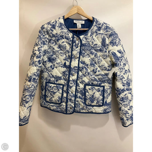 Jacket Puffer & Quilted By Rachel Zoe In Floral Print, Size: M