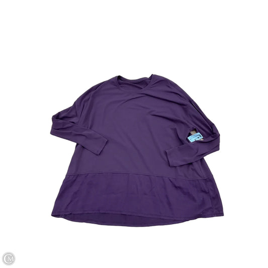 Tunic 3/4 Sleeve By Lululemon In Maroon, Size: L