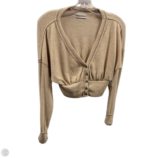 Top Long Sleeve By Urban Outfitters In Tan, Size: Xs