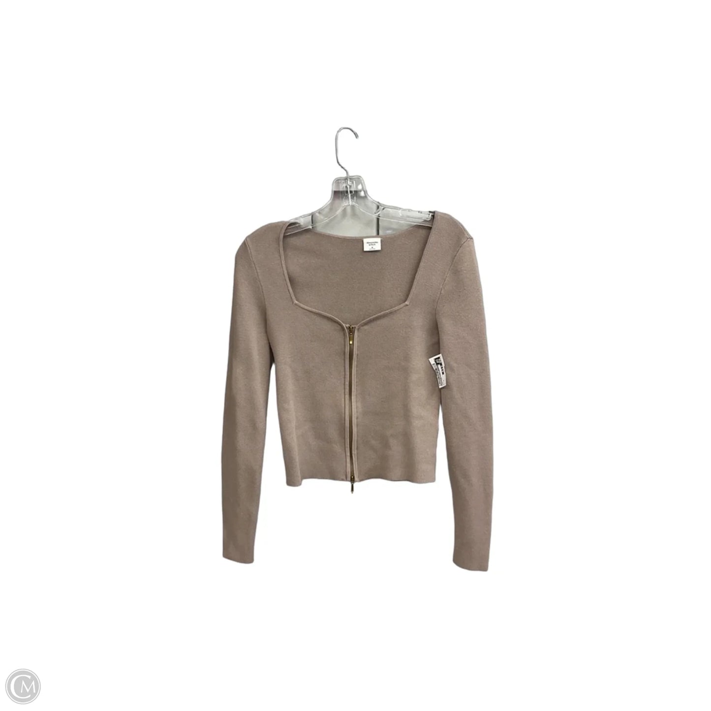 Cardigan By Abercrombie And Fitch In Tan, Size: M