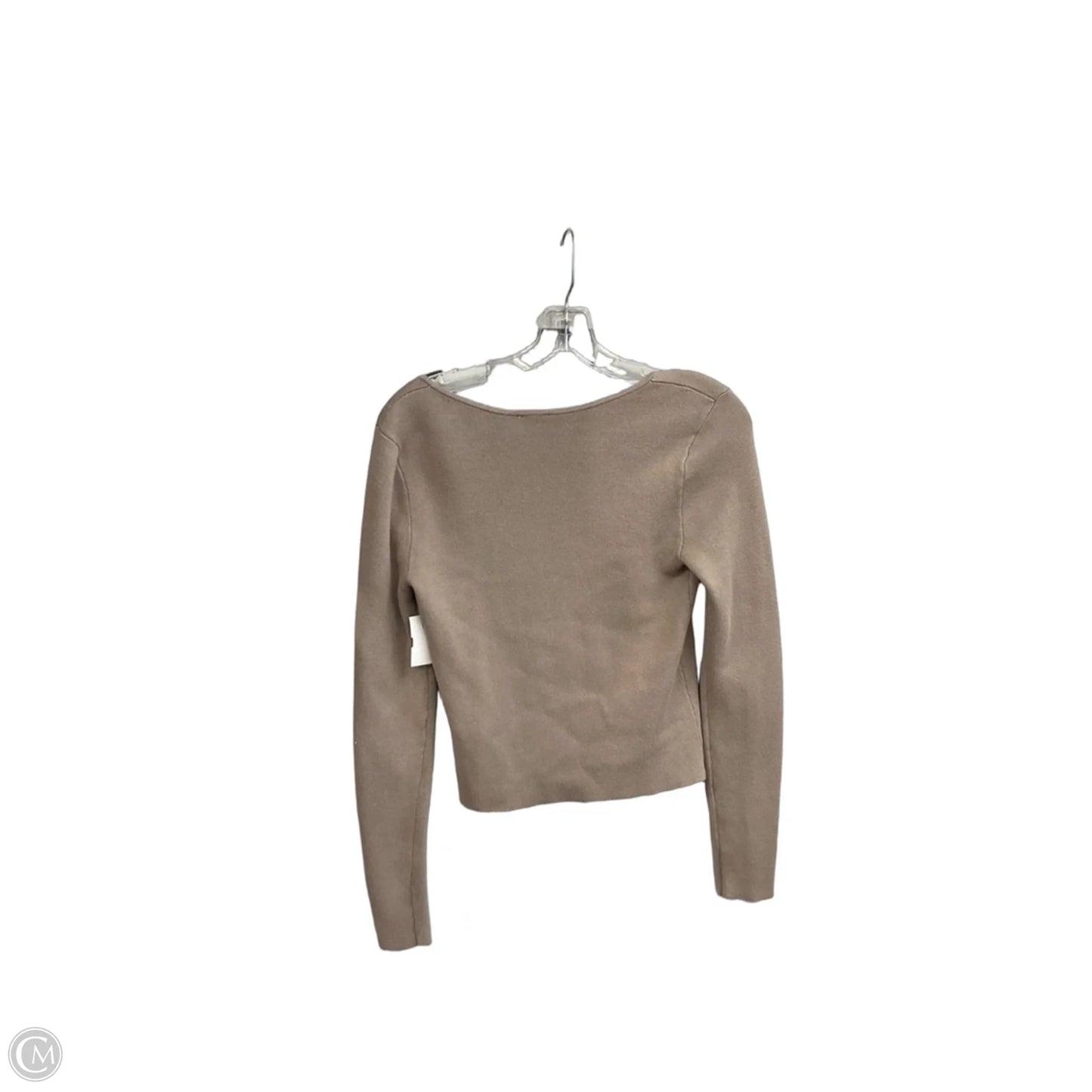 Cardigan By Abercrombie And Fitch In Tan, Size: M