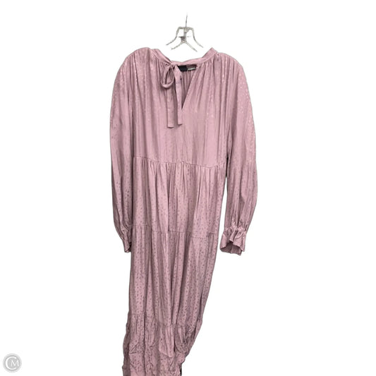 Dress Casual Maxi By Maeve In Pink, Size: 1x