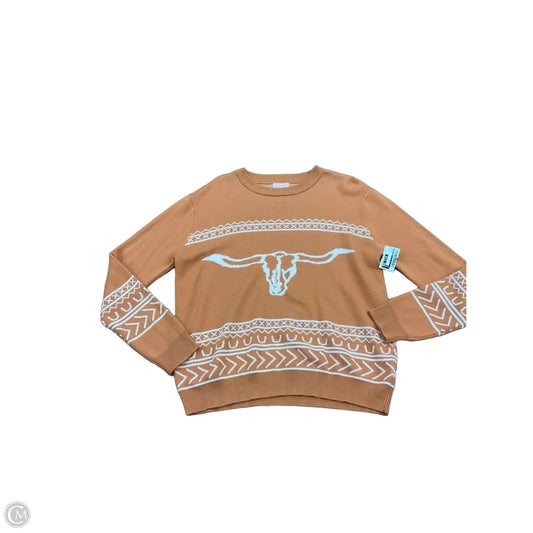 Sweater By Pink Lily In Orange, Size: M