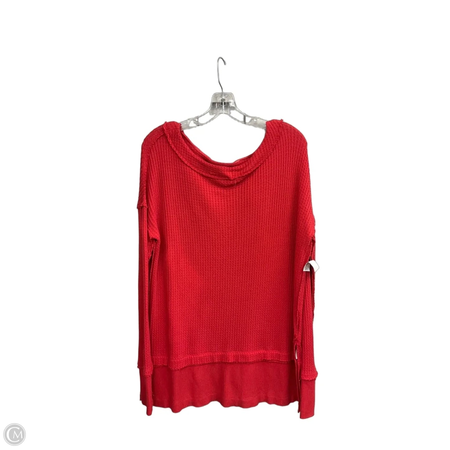 Top Long Sleeve By We The Free In Red, Size: Xs
