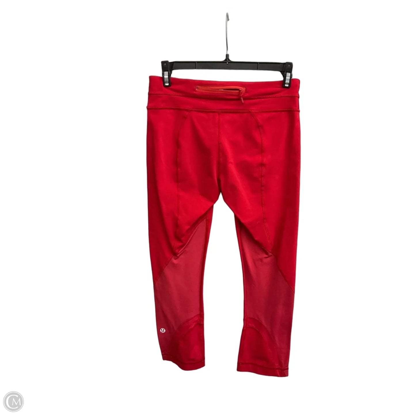 Athletic Capris By Lululemon In Red, Size: 6