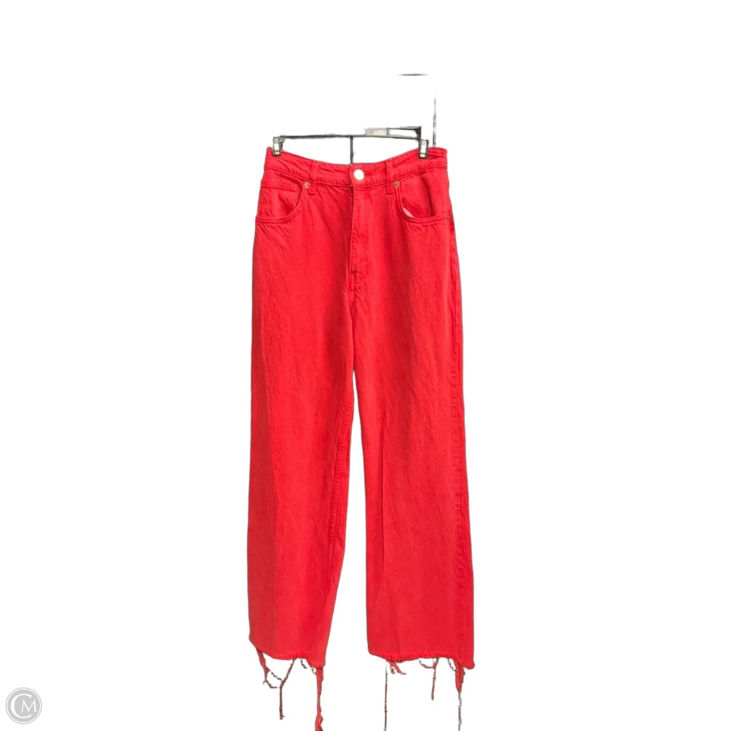 Pants Chinos & Khakis By Zara In Red, Size: 6