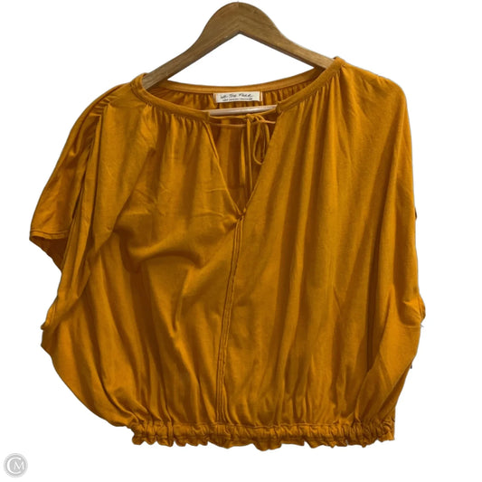 Top Short Sleeve By We The Free In Yellow, Size: L