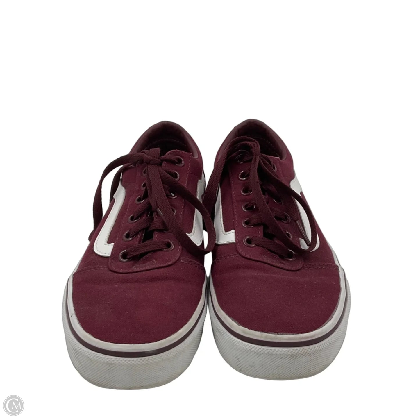Shoes Sneakers By Vans In Red, Size: 7