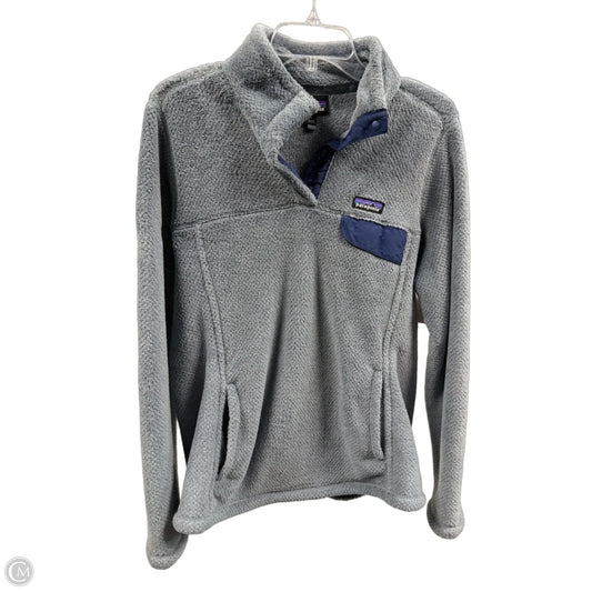Jacket Faux Fur & Sherpa By Patagonia In Blue, Size: L