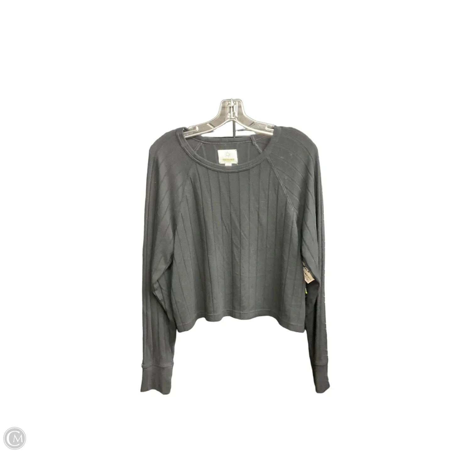 Top Long Sleeve By Offline By Aerie In Black, Size: S