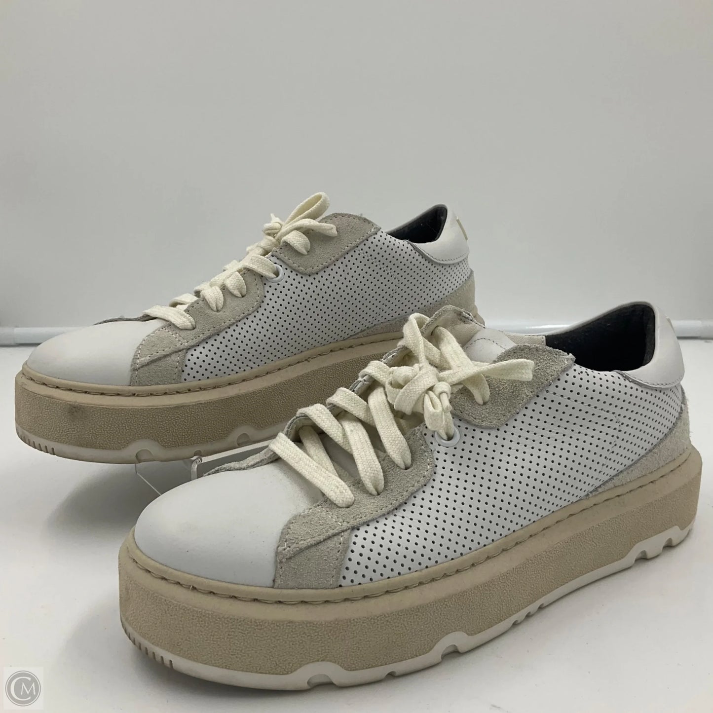 Shoes Sneakers By P448 In White, Size: 6.5