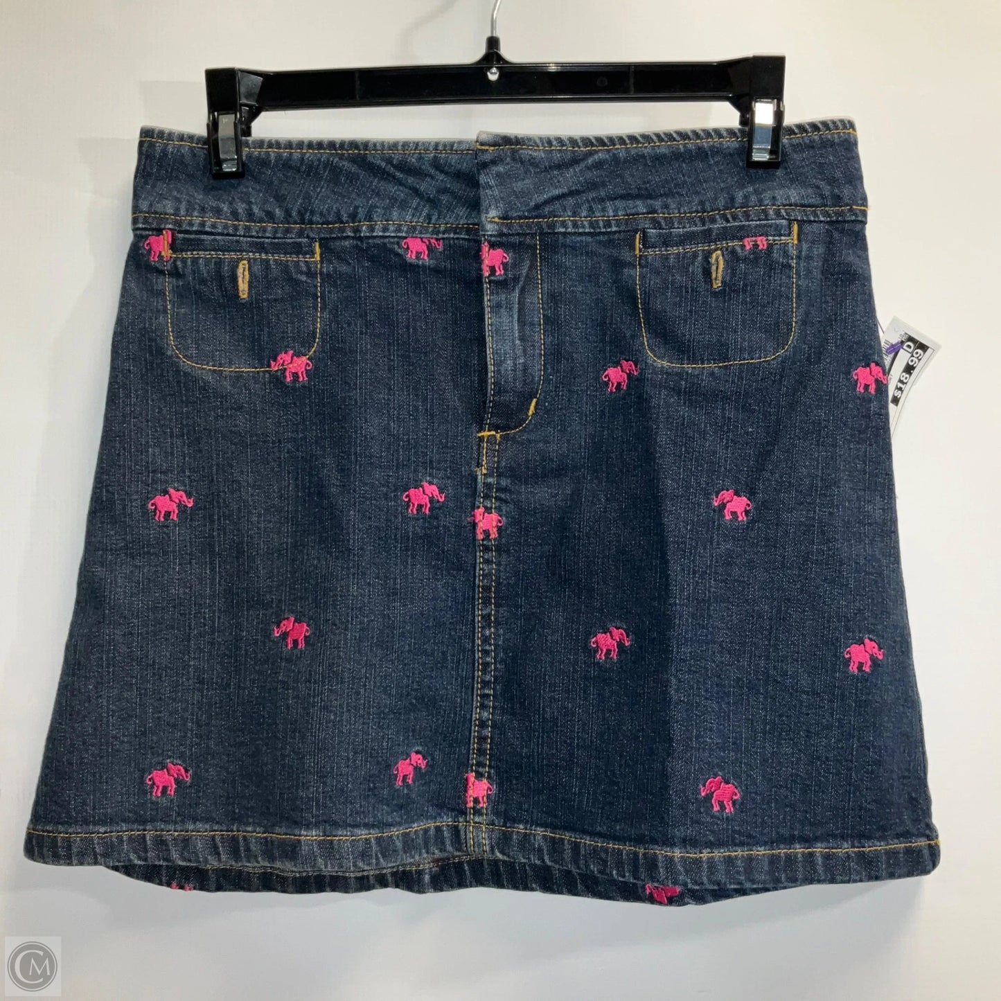Skirt Mini & Short By Lilly Pulitzer In Blue Denim, Size: 0