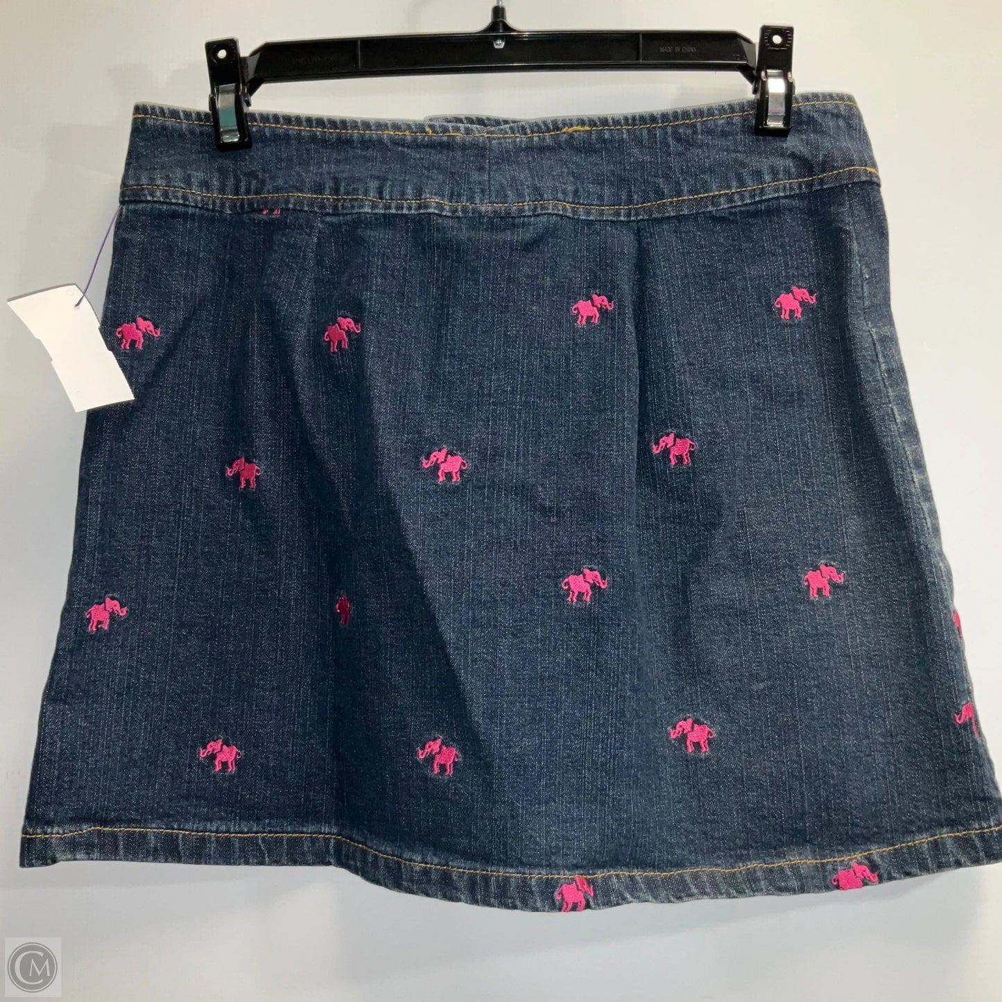 Skirt Mini & Short By Lilly Pulitzer In Blue Denim, Size: 0