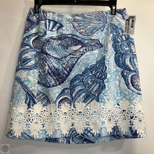 Skirt Mini & Short By Lilly Pulitzer In Geometric Pattern, Size: 0