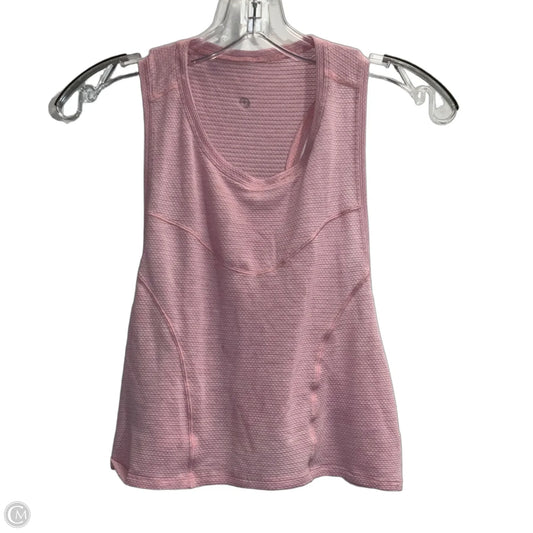 Athletic Tank Top By Lululemon In Pink, Size: 8
