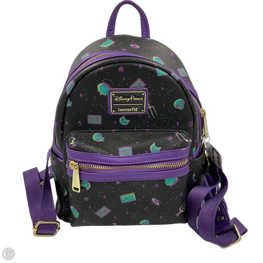 Backpack Leather By Loungefly, Size: Small