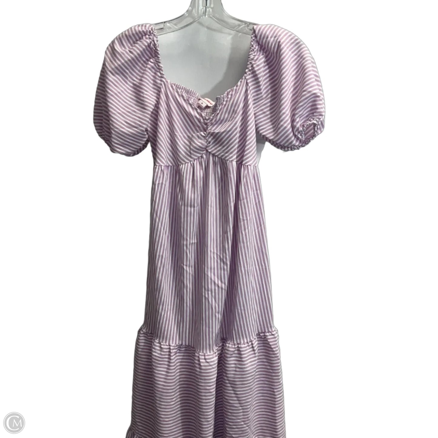 Dress Casual Midi By Clothes Mentor In Striped Pattern, Size: 6