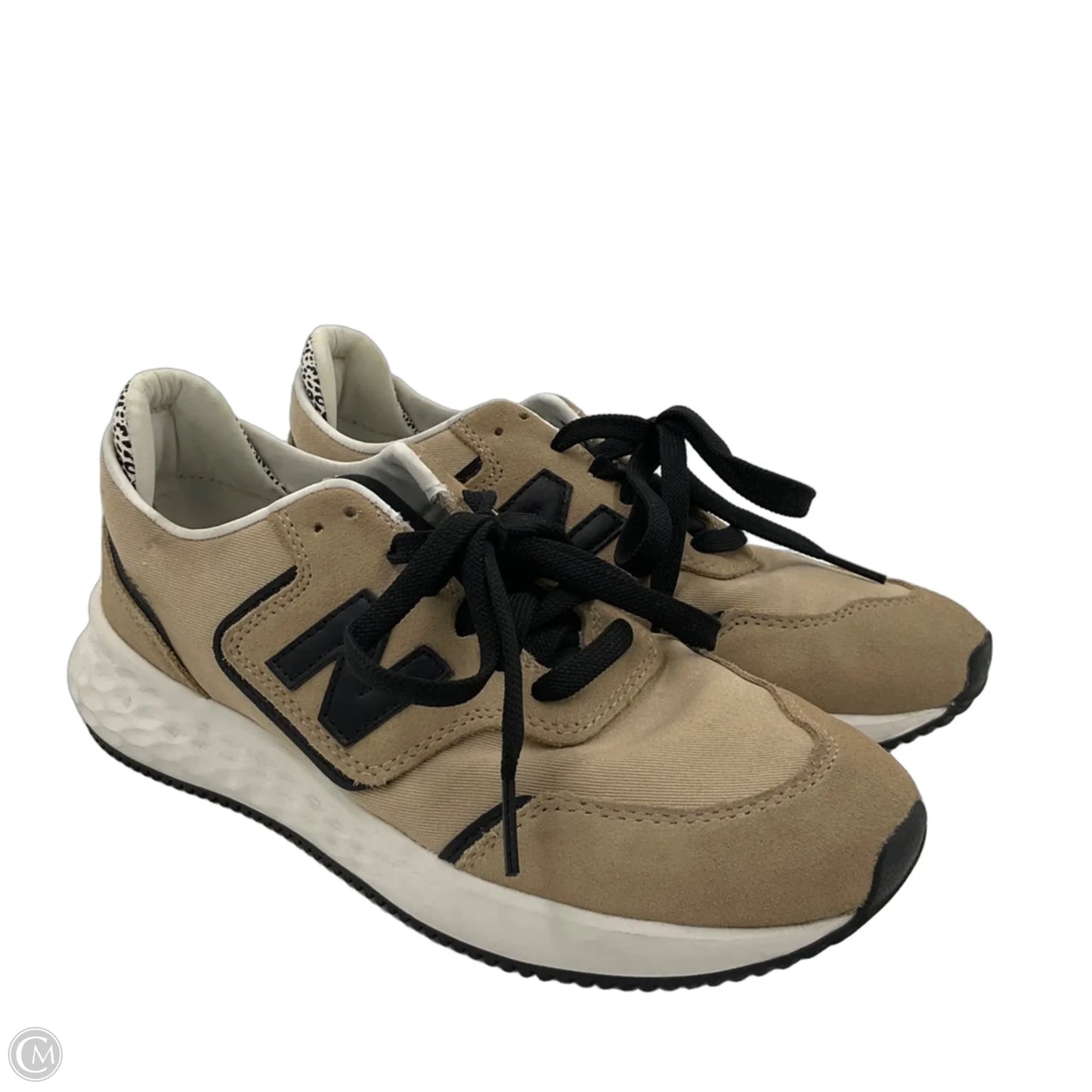 Shoes Athletic By New Balance In Black & Tan, Size: 8.5