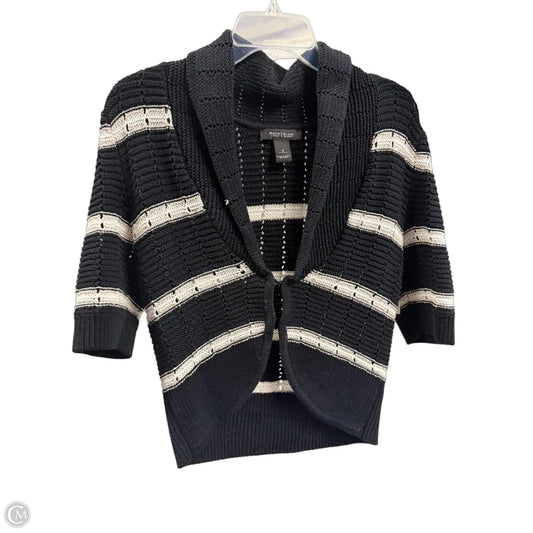 Cardigan By White House Black Market In Striped Pattern, Size: S