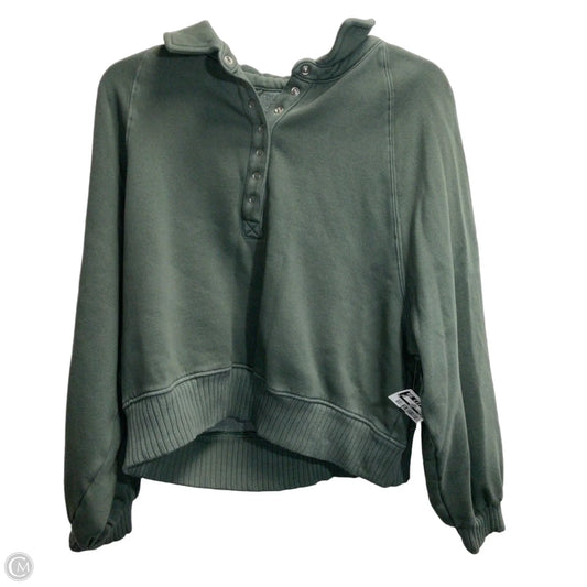 Sweatshirt Collar By Aerie In Green, Size: M