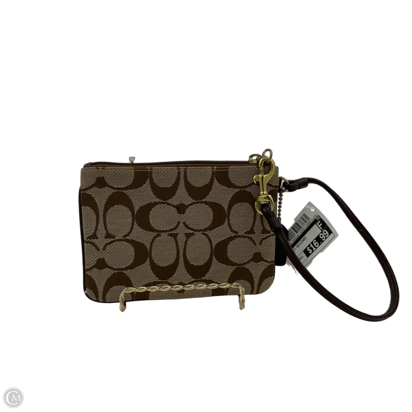 Wristlet Designer By Coach, Size: Small