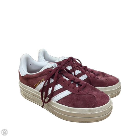 Shoes Sneakers By Adidas In Red & White, Size: 7