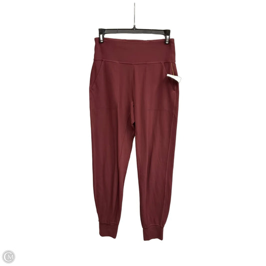 Athletic Leggings By Lululemon In Red, Size: 6