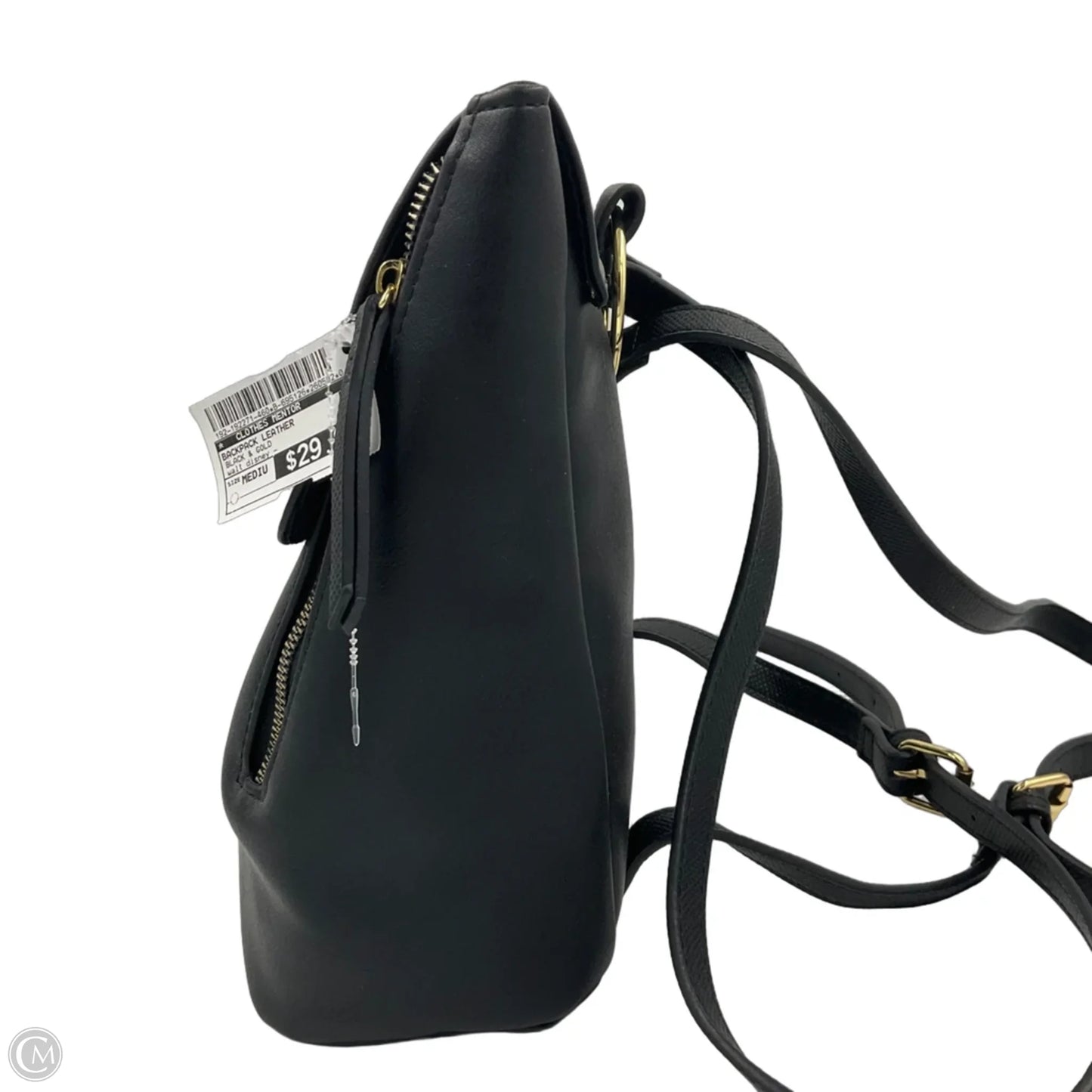 Backpack Leather By Clothes Mentor, Size: Medium