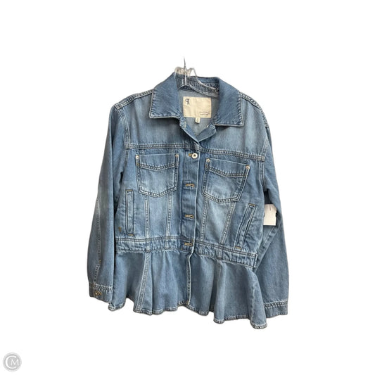 Jacket Denim By Pilcro In Blue, Size: Xs