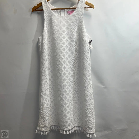 Dress Designer By Lilly Pulitzer In White, Size: L