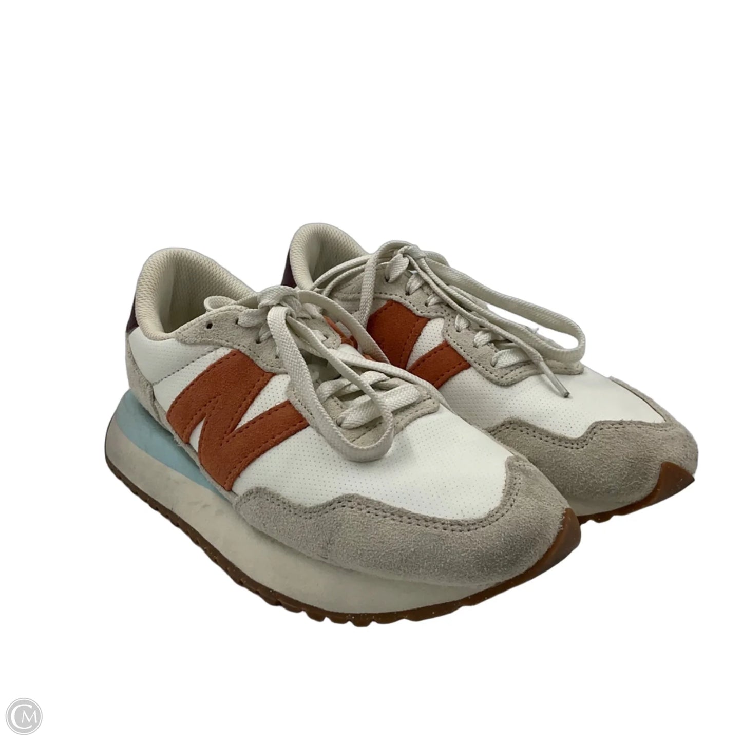 Shoes Athletic By New Balance In White, Size: 7.5