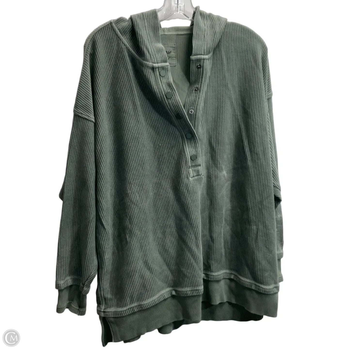 Sweatshirt Hoodie By Aerie In Green, Size: M