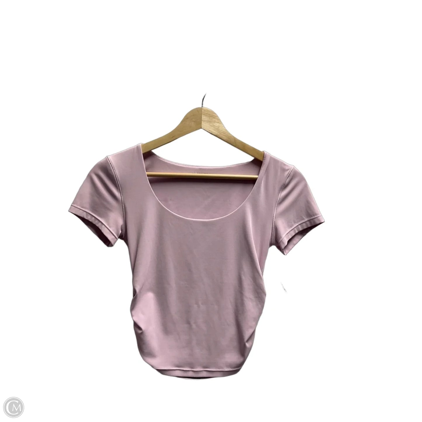 Top Short Sleeve By Offline By Aerie In Pink, Size: S