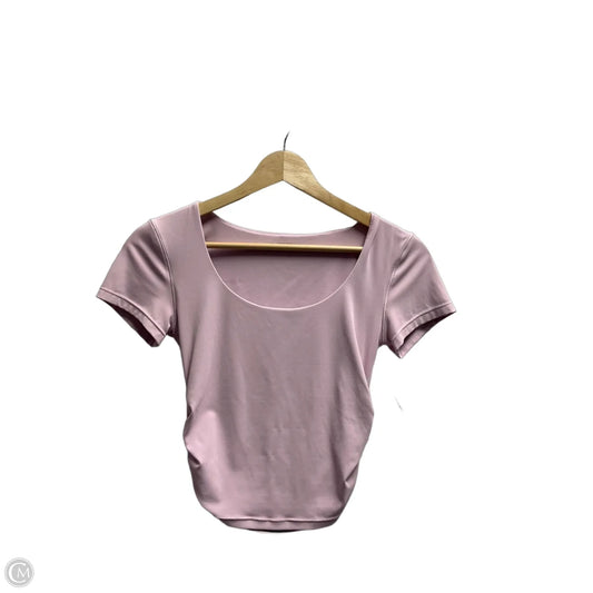 Top Short Sleeve By Offline By Aerie In Pink, Size: S