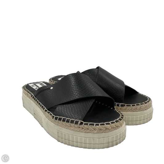 Sandals Flats By Franco Sarto In Black, Size: 7.5
