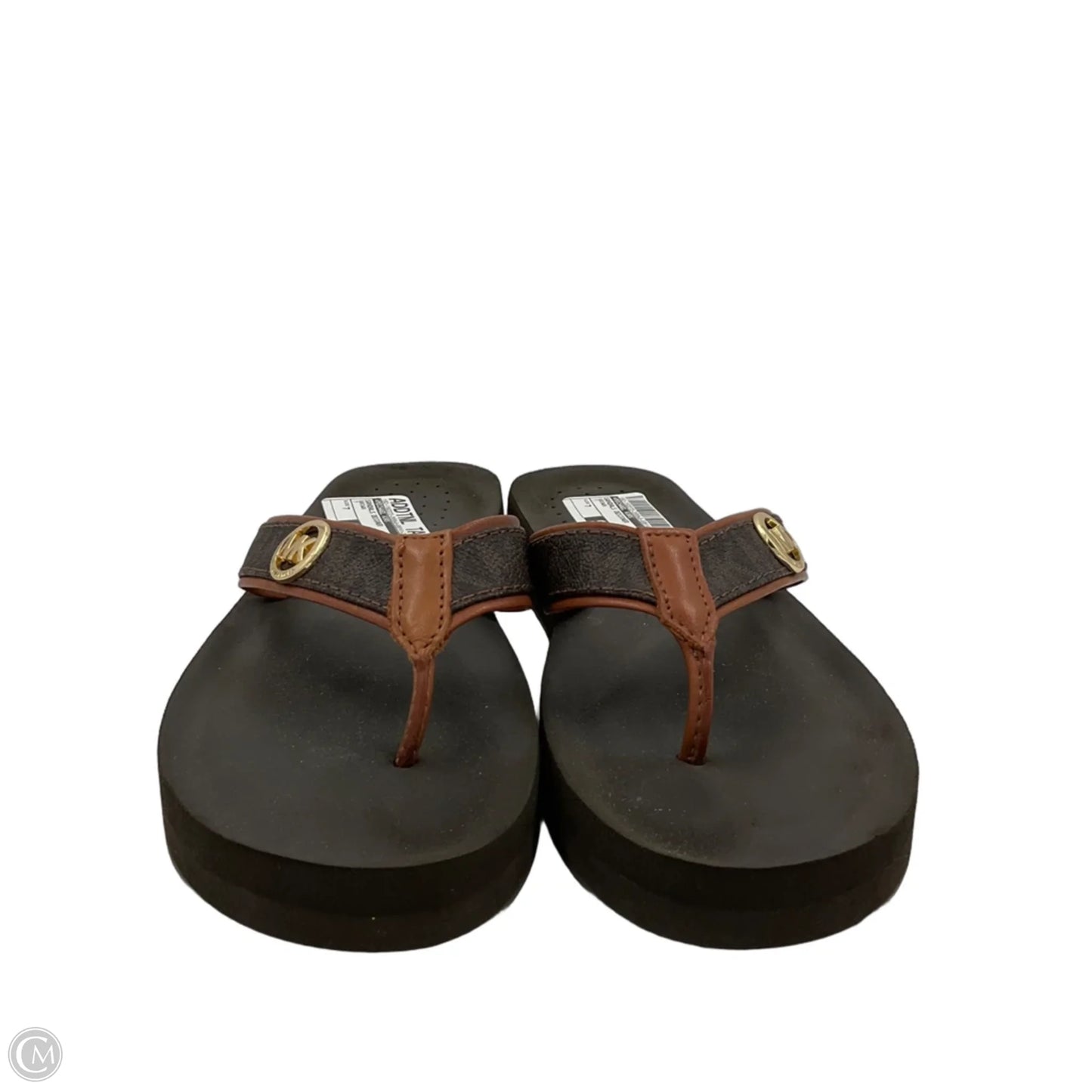 Sandals Designer By Michael Kors In Brown, Size: 7