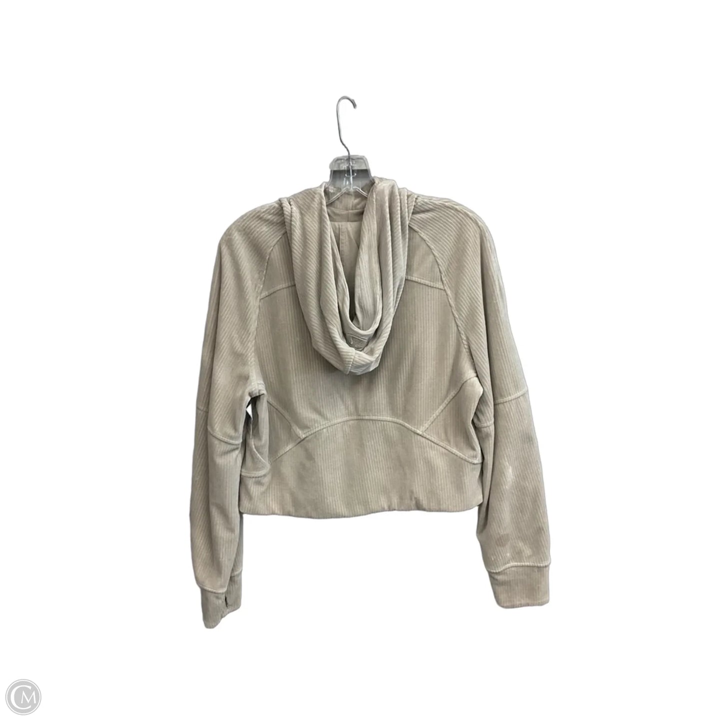 Sweatshirt Hoodie By Lululemon In Grey, Size: Xs