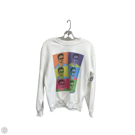 Top Long Sleeve By Gildan In White, Size: S