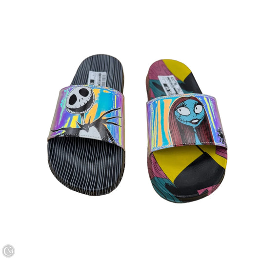 Sandals Flip Flops By Clothes Mentor In Multi-colored, Size: 9