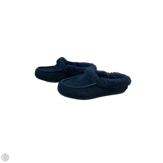 Slippers Designer By Ugg In Black, Size: 6