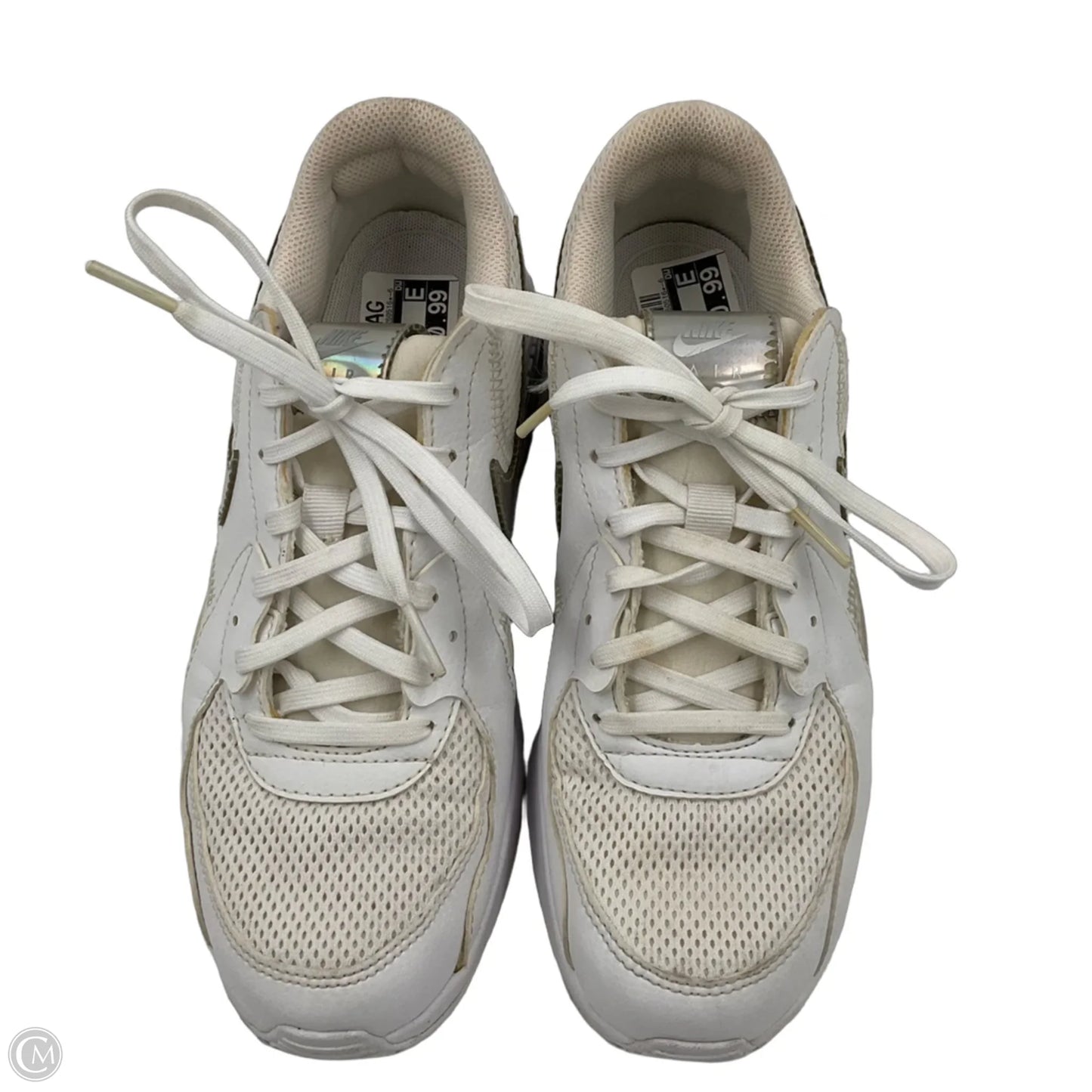 Shoes Athletic By Nike In White, Size: 7.5